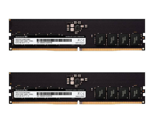 TED532G4800C40DC01 - TeamGroup Elite 32GB (2 x 16GB) PC5-38400 DDR5 4800 CL40 Desktop Memory Module