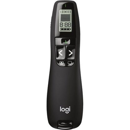 Logitech R800 Laser Presentation Remote - For Visual Presenter LCD - Radio Frequency - 100 ft Operating Distance - BatteryBlack - 1 Each 910-001350 0097855061591