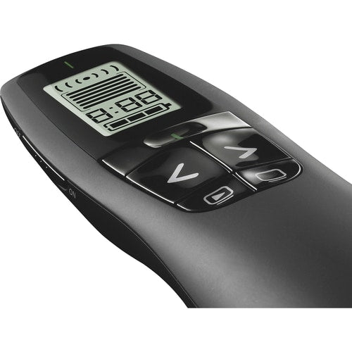 Logitech R800 Laser Presentation Remote - For Visual Presenter LCD - Radio Frequency - 100 ft Operating Distance - BatteryBlack - 1 Each 910-001350 0097855061591