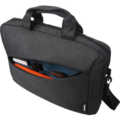 Lenovo T210 Carrying Case for 15.6" Notebook, Book - Black - Water Resistant - Polyester Body - Handle, Luggage Strap - 15.7" Height x 11.8" Width x 2.2" Depth GX40Q17229 0191999722100