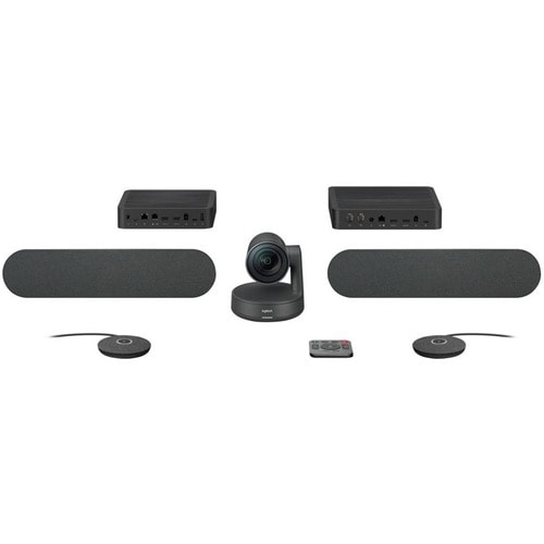 Studio-quality video with Ultra-HD clarity
Includes two speakers and two mic pods, and supports up to seven mic pods for larger rooms
Premium design and materials complement any room 960-001225 5GK497 0097855140227