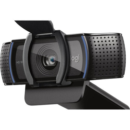 Logitech C920S Webcam - 2.1 Megapixel - 30 fps - USB 3.1 - 1 Each - 1920 x 1080 Video - Auto-focus - 78° Angle - 1.2x Digital Zoom - Microphone - Notebook, Monitor 960-001257 0097855145833