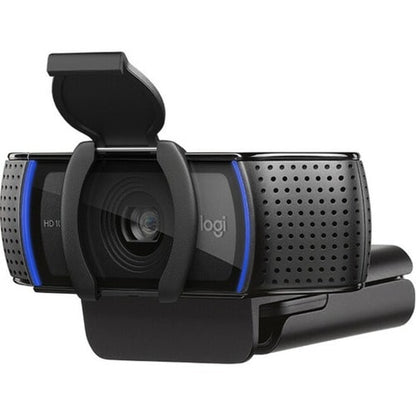 Logitech C920S Webcam - 2.1 Megapixel - 30 fps - USB 3.1 - 1 Each - 1920 x 1080 Video - Auto-focus - 78° Angle - 1.2x Digital Zoom - Microphone - Notebook, Monitor 960-001257 0097855145833