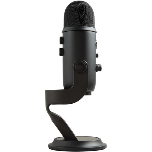 Blue Yeti Wired Condenser Microphone - Stereo - 20 Hz to 20 kHz - Cardioid, Bi-directional, Omni-directional - Desktop, Stand Mountable, Side-address - USB 988-000100 0836213002070