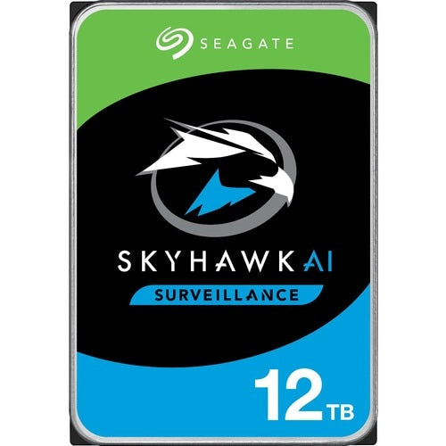 Seagate SKYHAWK AI 12TB 3.5IN 6GB/S SATA 256MB ST12000VE001 0763649150399