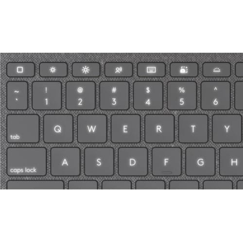 Logitech Combo Touch Keyboard/Cover Case (Folio) for 10.9" Apple, Logitech iPad (10th Generation) Tablet - Oxford Gray - Scrape Resistant, Bump Resistant, Slip Resistant - Woven Fabric Exterior Material - 7.5" Height x 10" Width x 0.8" Depth 920-011433 0097855182210