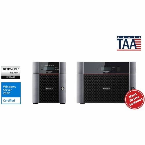 BUFFALO TERASTATION 5420DN NAS 24TB 4BAY 2X12TB NAS HD 10GBE RAID ISCSI TS5420DN2402