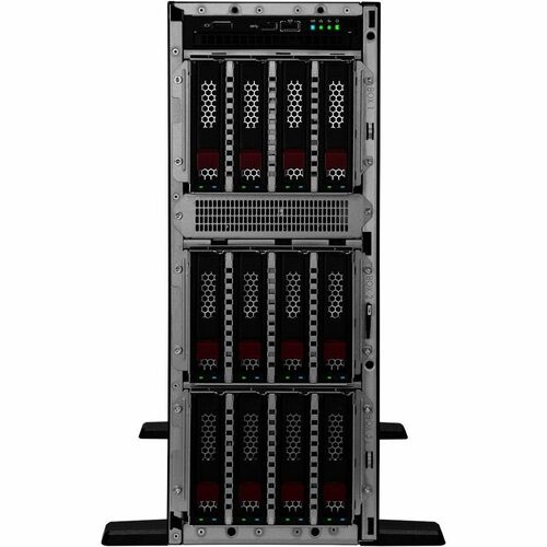 P53566-001 HPE ProLiant ML350 G11 4U Tower Server - 1 x Intel Xeon Silver 4410Y 2 GHz - 32 GB RAM - Serial Attached SCSI (SAS), Serial ATA Controller - Intel C741 Chip - 2 Processor Support - 8 TB RAM Support - DDR5 SDRAM - Up to 16 MB Graphic Card - Gigabit Ethernet - 8 x SFF Bay(s) - Hot Swappable Bays - 1 x 800 W - 0190017594316