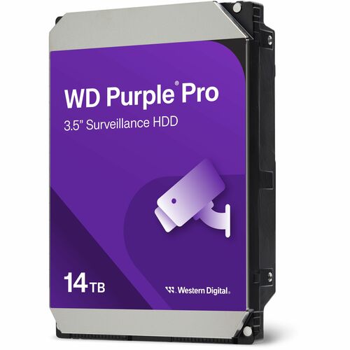 WD Purple Pro WD142PURP 14 TB Surveillance Hard Drive - Internal - SATA 0718037899657