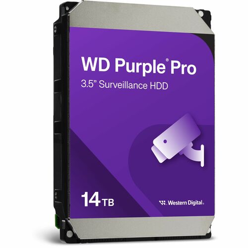 WD Purple Pro WD142PURP 14 TB Surveillance Hard Drive - Internal - SATA 0718037899657