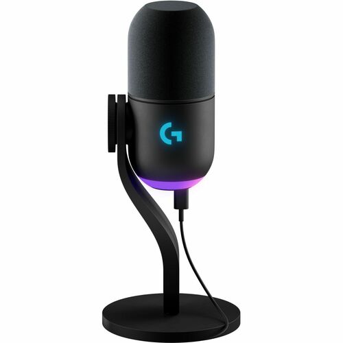 Logitech Blue Yeti GX Dynamic Microphone - Black - 50 Hz to 18 kHz - Super-cardioid - Desktop, Boom Mountable - USB Type C 988-000567 0097855190994