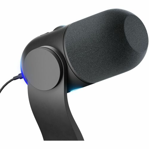 Logitech Blue Yeti GX Dynamic Microphone - Black - 50 Hz to 18 kHz - Super-cardioid - Desktop, Boom Mountable - USB Type C 988-000567 0097855190994