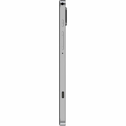 Side view of a smartphone on a white background