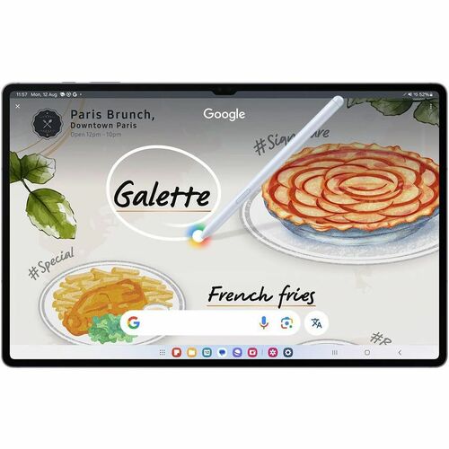 amsung Galaxy Tab S10+ SM-X820 Tablet - 12.4"" WQXGA+ - MediaTek Dimensity 9300+ (MT6989) Octa-core - 12 GB - 512 GB Storage - Android 14