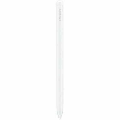 White stylus pen on a white background