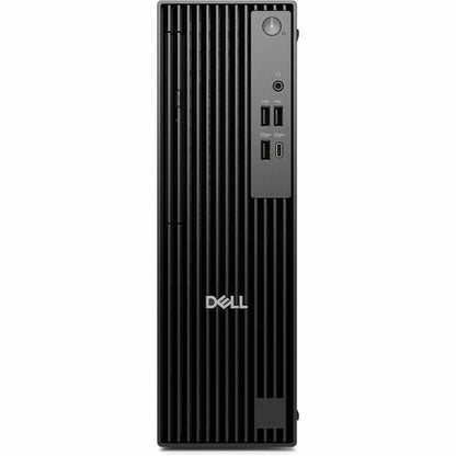 Dell Pro QCS1255 Desktop Computer - AMD Ryzen 5 8500G - 16 GB - 512 GB SSD - Slim PC - Standard Black