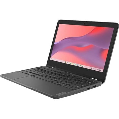 Lenovo 300e Yoga Chromebook Gen 4 82W20003US 11.6" Touchscreen Convertible 2 in 1 Chromebook - HD - Octa-core (ARM Cortex A76 + Cortex A55) - 4 GB - 32 GB Flash Memory - English Keyboard - Graphite Gray - MediaTek Kompanio 520 Chip - 1366 x 768 - ChromeOS - ARM Mali-G52 2EE MC2 Graphics - In-plane Switching (IPS) Technology - Front Camera/Webcam - 16 Hours Battery Run Time - IEEE 802.11ax Wireless LAN Standard 82W20003US 11NK23 0196803581812
