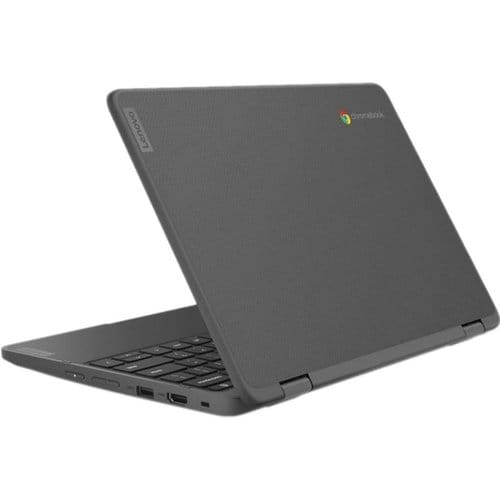 Lenovo 300e Yoga Chromebook Gen 4 82W20003US 11.6" Touchscreen Convertible 2 in 1 Chromebook - HD - Octa-core (ARM Cortex A76 + Cortex A55) - 4 GB - 32 GB Flash Memory - English Keyboard - Graphite Gray - MediaTek Kompanio 520 Chip - 1366 x 768 - ChromeOS - ARM Mali-G52 2EE MC2 Graphics - In-plane Switching (IPS) Technology - Front Camera/Webcam - 16 Hours Battery Run Time - IEEE 802.11ax Wireless LAN Standard 82W20003US 11NK23 0196803581812
