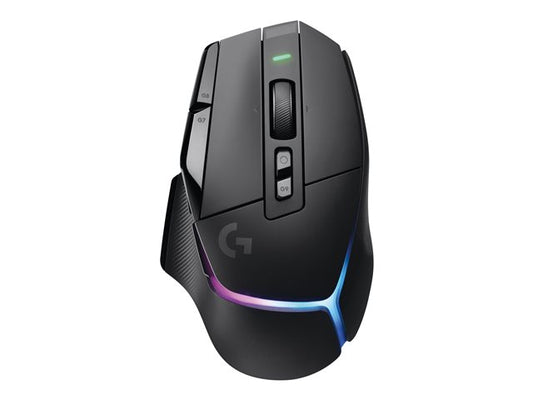 910-006160 Logitech G502 X PLUS LIGHTSPEED Wireless RGB Gaming Mouse - Optical mouse with LIGHTFORCE hybrid switches, LIGHTSYNC RGB, HERO 25K gaming sensor, compatible with PC - macOS/Windows - Black - mouse - 2.4 GHz - black 097855166951