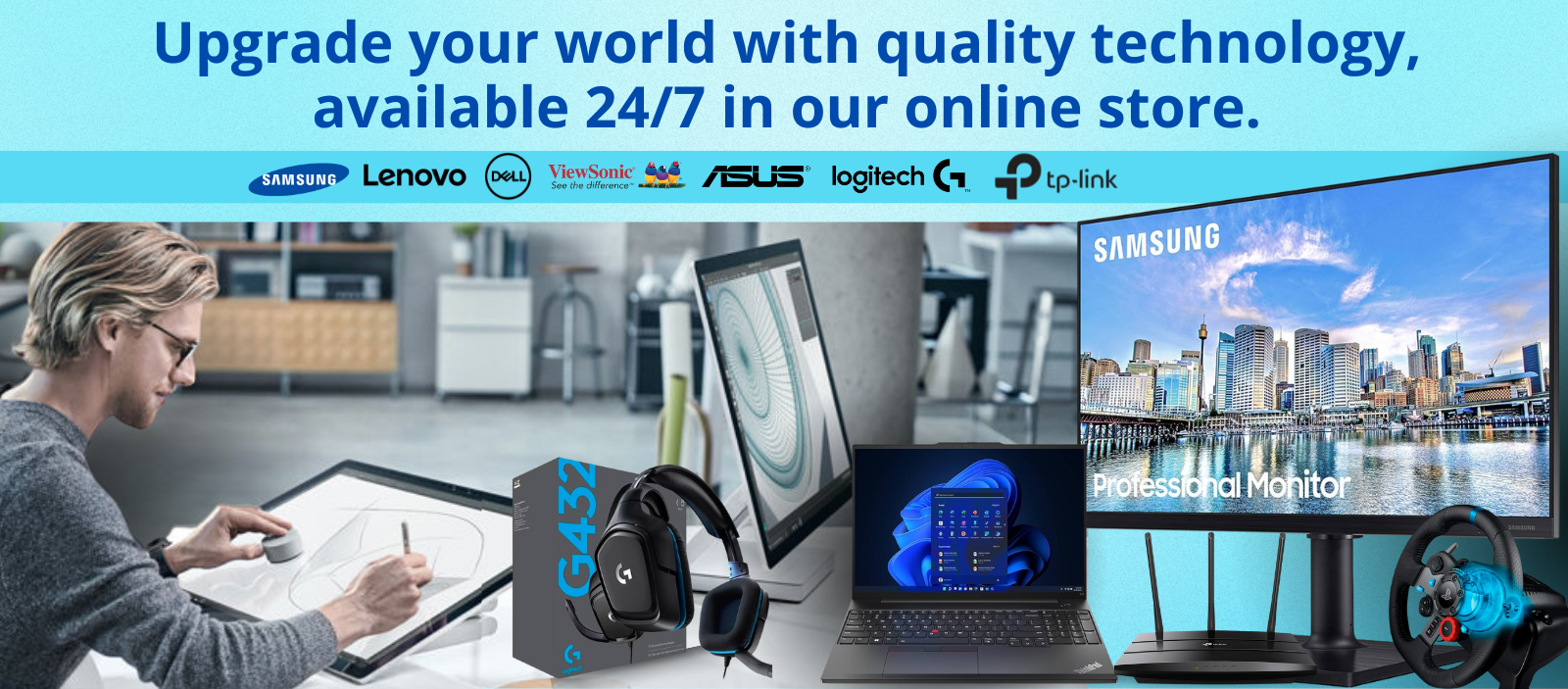 ChatwinDirect banner computer store in Florida the best products from dell lenovo acer hp cisco apple samsung and many more