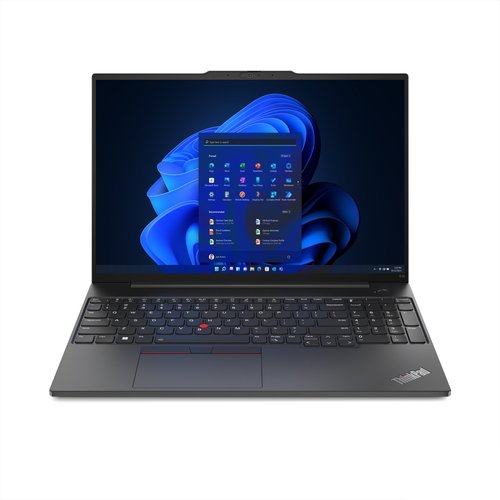 Lenovo ThinkPad E16 Gen 1 21JN0073US 16" Notebook - WUXGA - Intel Core i7 13th Gen i7-1355U - 16 GB - 512 GB SSD - English Keyboard - Graphite Black - Intel Chip - 1920 x 1200 - Windows 11 Pro - Intel Iris Xe Graphics - In-plane Switching (IPS) Technology - Front Camera/Webcam - IEEE 802.11ax Wireless LAN Standard}21JN0073US 0197528343907