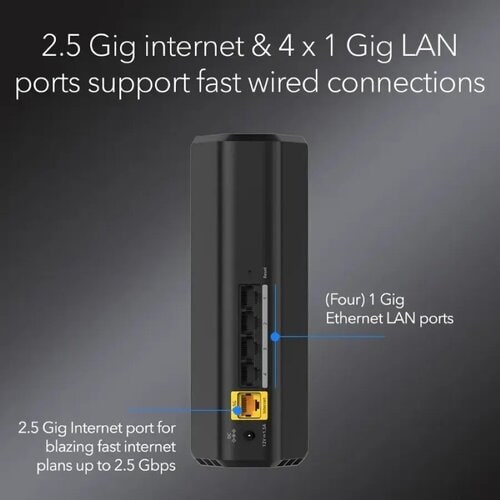 Netgear Nighthawk RS100 Wi-Fi 7 IEEE 802.11be Ethernet Wireless Router